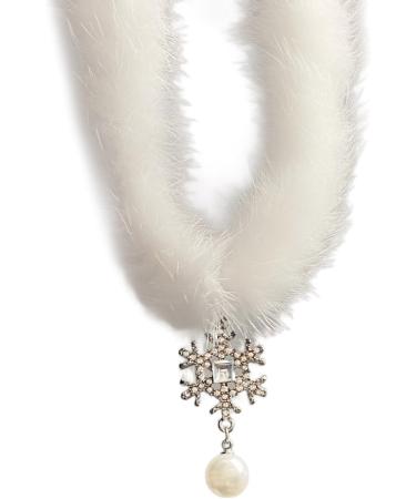 Vsilay Lianxue Elegant Snowflake Choker Necklace - Stylish Plush Wedding Jewelry for Women - Buy Online on GoSupps.com