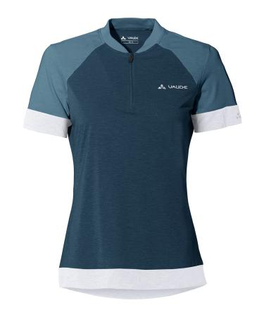 VAUDE Women's Altissimo Q-Zip Shirt T-Shirt 40 Dark Sea