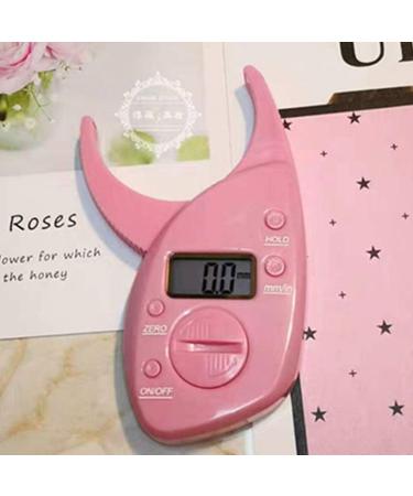Nuobesty Digital LCD Body Fat Caliper - Accurate Body Fat Measurement Device for Men & Women - Fat Percentage Analyzer in Pink - Buy Online on GoSupps.com
