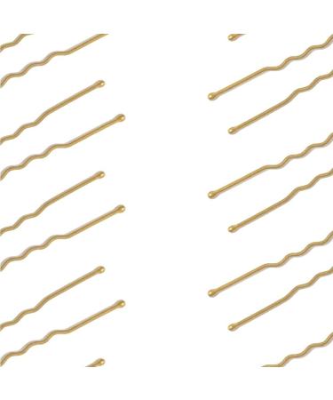 Topkids Accessories Hair Pins U Clips Hair Bun Pins Bobby Kirby Hair Grips Women Girls Brown Blonde Gold Black Large Small Wavy Hairdressing Styling Hairpins (45mm Blonde Gold 72pc) 45mm Blonde Gold 72pc - Buy Online on GoSupps.com