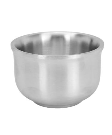 Stainless steel shaving soap peel men's wet razing soap cup bowl silver metal facial cleaning health care razor tool professional hairdressing salon Razor cup cups