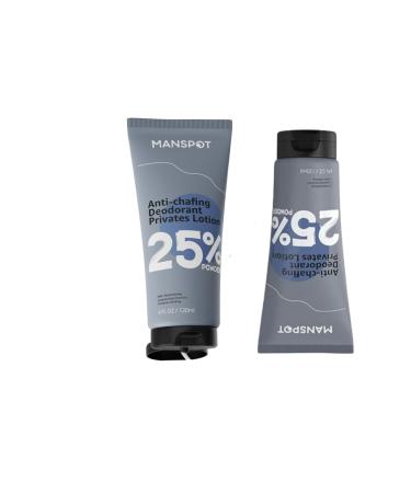 MANSPOT Anti-chafing Deodorant Privates Lotion 2024 Men s Deodorant for Ball & Groin & Armpit Lotion to Powder Anti-irritant 4 fl/oz