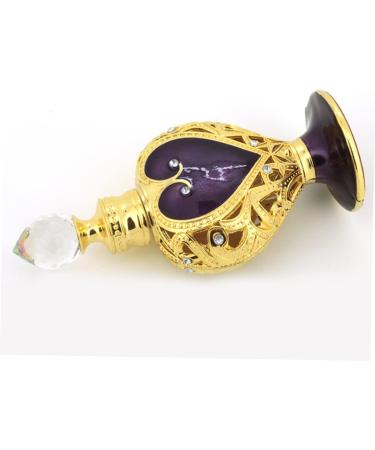 Housoutil 1pc Glass Perfume Bottle Mini Perfumes Mini Perfume Bottle Ornament Container Pocket Perfume Heart Alloy Bottle Toiletry Containers Dropper Bottle Travel Vintage - Buy Online on GoSupps.com
