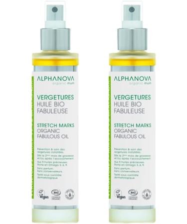 Alphanova Stretch Marks Organic Fabulous Oil - 100 ml - Buy Online on GoSupps.com