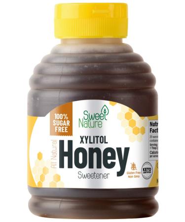 Sweet Nature Birch Xylitol Sugar-Free Honey (14 oz) | Non-GMO, Kosher, Made in USA | Keto Friendly - Buy Online on GoSupps.com