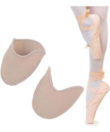Soft Anti-Slip Ballet Toe Pouches Pads - 1 Pair for Pain Relief and Protection | Toe Covers for Pointe Shoes | Ballet Half Socks for Women, Girls, Kids Dancer - Buy Online on GoSupps.com