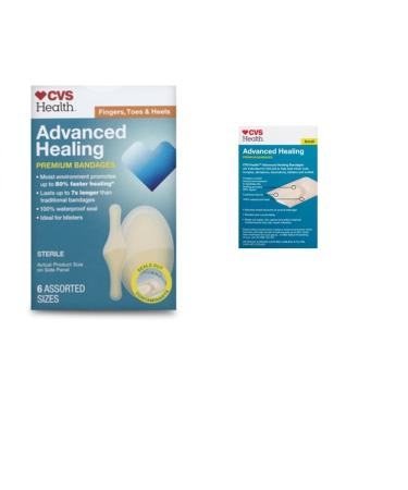 Advanced Healing Premium Bandages 6 Assorted Sizes