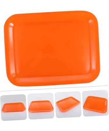 LABRIMP Snack Serving Dish 1pc Tray Wedding Decor Cake Stand Appetizer Plates Outdoor Decor Fruit Plate Breakfast Dessert Plate 38.5X28.5X2CM Orange - Buy Online on GoSupps.com