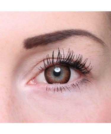 Matlens EOS Colored Contact Lenses - Brown Circle Lenses for Big Eyes | 2 Lenses 1 Case 50ml Care | Vision Strength -300 to -30 8.8mm & 14.5mm - Buy Online on GoSupps.com