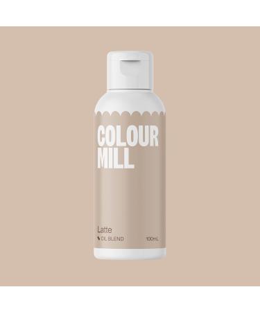 Colour Mill Oil Based Food Colouring *Bulk* 100ML - Buttercream Fondant Sugarpaste Icing and Chocolate Colour (Latte) - Buy Online on GoSupps.com