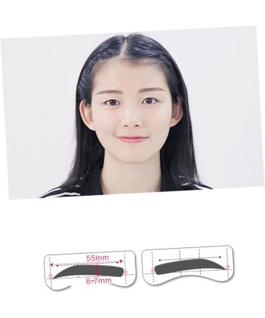 Ipetboom Kits 64 Pairs 8 Eyeshadow Eyebrow Stencils Eyebrow Makeup Tools Mold Tracking Device Eyebrow Trimming Eyebrow Stickers mediumx2pcs As Shownx2pcs - Buy Online on GoSupps.com