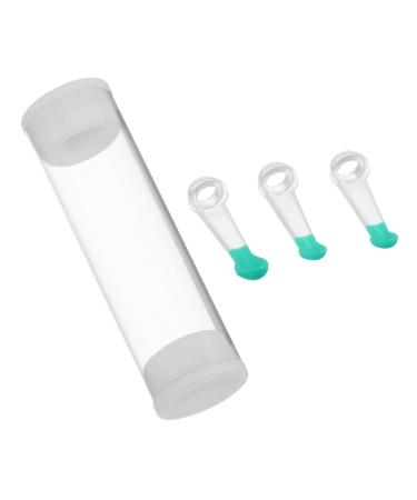 CONGARTENO 3pcs Soft Silicone Ear Cleaner Replacement Tips for Ear Wax Removal Flexible and Reusable for Teens and Adults at Home