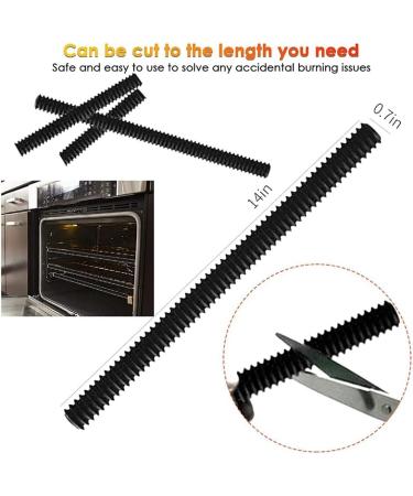 Buy Oven Protector 4 Pack | Silicone Heat Resistant Oven Guard for Child Safety - Black - Buy Online on GoSupps.com