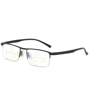 Koosufa Shit glasses progressive multifocus reading glasses men women metal frame anti-blue light reading help reading aid.