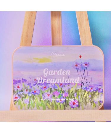 Wonderland Garden 20-Color Eyeshadow Palette - Matte & Shimmer Waterproof Makeup for Long-Lasting Professional Looks - Buy Online on GoSupps.com