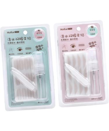 POPETPOP 2 Packs Invisible Eyelid Tape One-sided Sticky Lace Double Eyelid Sticker Eye Patch Light and Thin - Buy Online on GoSupps.com