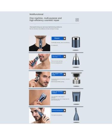 QUR Beard Trimmer for Men Electric Hair Clipper Cordless Mens Grooming 5 in 1 Kit Hair Trimmer & Mustache Trimmer & Nose Easy Install Easy to Use - Buy Online on GoSupps.com