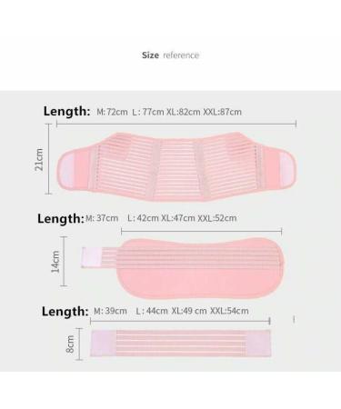 ZiaWorld Care Maternity Pregnancy Support Belt - Pink XXL | Belly Band for Post-Partum Women | Comfortable & Breathable Waist Brace for Bump Support - Buy Online on GoSupps.com