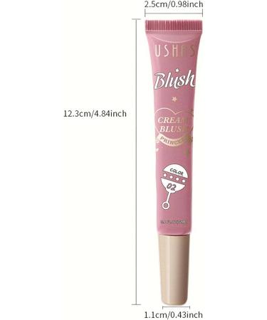 Cream Blushes for Cheeks - Long Wearing Matte Cream for Mature Skin - Hydrating Mousse Liquid Blushes Long Wearing Moisture Blushes Cheeks Lips Make Up Frifer 02 - Buy Online on GoSupps.com