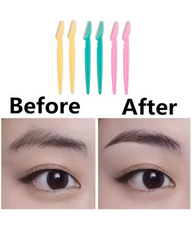 JSDOIN Eyebrow Razors - Precision Shaping & Trimming | Pack of 12 Multipurpose Face Razors - Buy Online on GoSupps.com