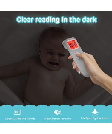 Buy No-Touch Infrared Digital Thermometer for Adults & Kids - Accurate Fever Alarm with Large LCD Screen | International Shipping Available - Buy Online on GoSupps.com