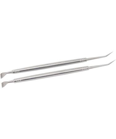 Sonew Eyelash Lift Perm Tool with Double End Design Stainless Steel 5 Toothed Comb Lash Lift Tool for Eyelash Grooming - Buy Online on GoSupps.com