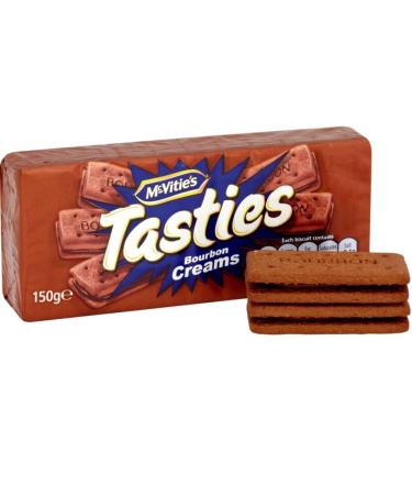 McVities Tasties Bourbon Creams 150g - Pack of 4 | Delicious Biscuits | Shop Now - Buy Online on GoSupps.com