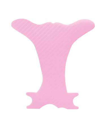 Ungtyb Eyebrow template eyebrow makeup template eyebrow positioning ruler makeup guide for defined eyebrow eyelashes lip contour pink