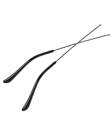 Goohochy 1 pair of glasses arm made of glasses holder glasses repair sets Brille substitute brags arm leg replacement of the glasses brick brackets Brille parts glasses glasses glasses Metal as shown 1 14.00x0.50x0.40cm