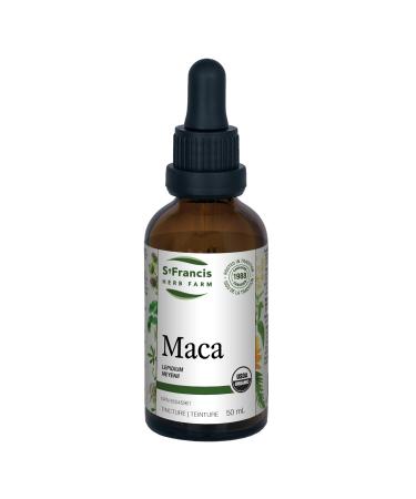 St. Francis Herb Farm Maca Root Herbal Tincture Liquid | Helps to Support Emotional Aspects of Sexual Health | Antioxidants | Organic | Non-GMO | Lactose-Free | 50 mL