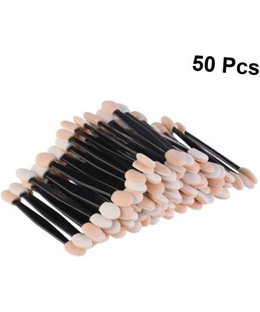 DOITOOL Eye Shadow Sponge Applicator 50 Pcs Eyeshadow Double Ended Makeup Brush Makeup Tools Eye Shadow Sponge Brush Disposable Size 1 Black - Buy Online on GoSupps.com