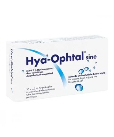 Hya-Oxtal sine eye drops 30x0.5 ml