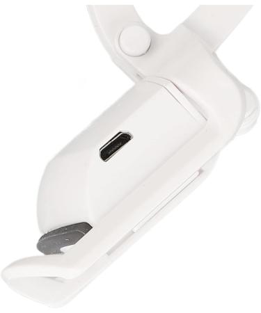 Qukaim Rechargeable Lash Curler Heated Eyelash Curler Electric Rechargeable Handheld 2 Heating Modes Portable White - Buy Online on GoSupps.com