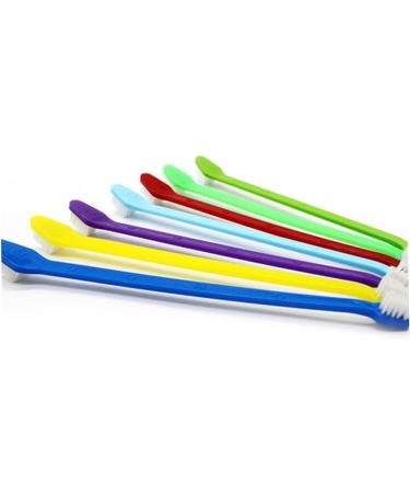GRIRIW 2pcs Cat Dog Toothbrush Dog Teeth Cleaning Mouth Care Wash for Dogs Toothbrushes Toothpaste - Buy Online on GoSupps.com