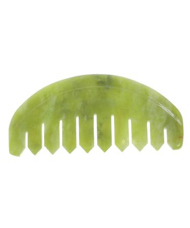 Gradeneve jade comb body massage gear jade handicraft massage comb scalp scratching tool massage tool jade massage device reliable massage comb hand massage comb creative