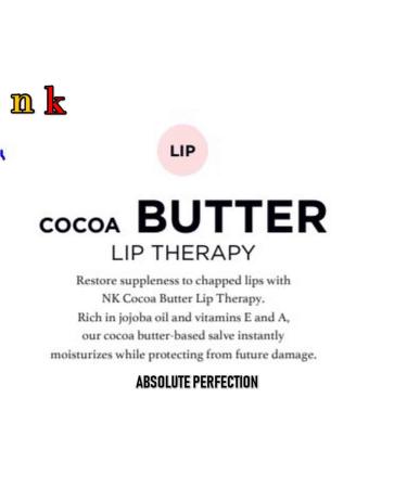NICKA K Cocoa Butter Lip Therapy - 3 Pack | Moisturizing Lip Balm Set - Buy Online on GoSupps.com