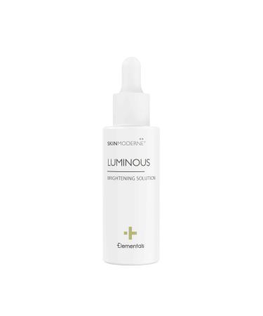 SKIN MODERNE++ Luminous Serum - Illuminating Face Serum - for More Radiant Skin - Features Fruit Peel Extract Niacinamide Vitamin C & Phytic Acid - Vegan & Plant Based Skincare - 30ml