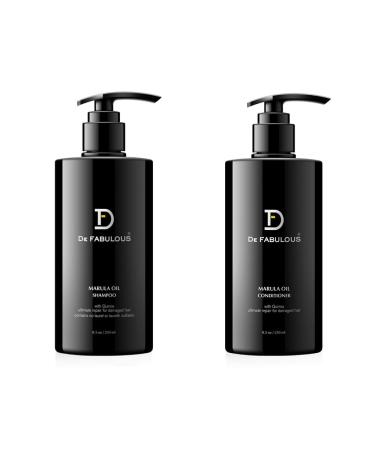 DE FABULOUS | Marula Oil Shampoo & Conditioner Set