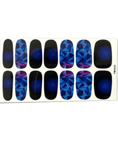 dijiusidy Nail Art Stickers Self-Adhesive Fingernail Decal with Strap Glue DIY Art Decor Full Cover Manicure Kits for Women Girls YMX222 - Buy Online on GoSupps.com