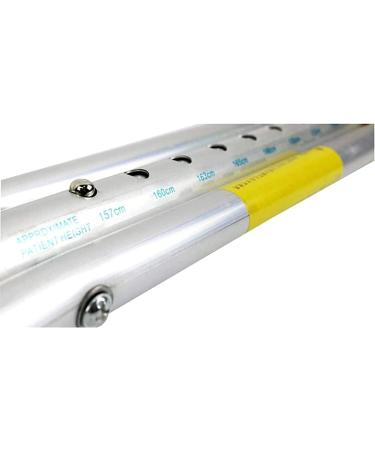 Crutches for Adults Underarm Portable Aluminum Alloy Adjustable Telescopic Underarm Crutches AntiSkid Walking Stick-A Pair Great for Travel or Work Selfless dedication - Buy Online on GoSupps.com