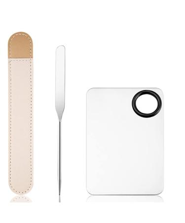 3 PCS Stainless Steel Makeup Spatula Set | Professional Facial Mixing Stick for Makeup Artists - Buy Online on GoSupps.com