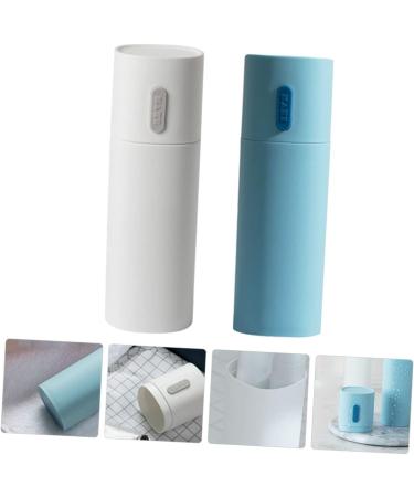 Travel Toothbrush & Toothpaste Case Set - Tovinanna 2-Piece Organizer for Easy Storage & Travel - Buy Online on GoSupps.com
