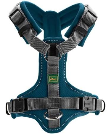 HUNTER Maldon Harness 34-49cm | XS Petrol/Grey - Premium Quality Pet Gear for International Shipping - Buy Online on GoSupps.com