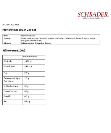 Buy Peppermint Break 3-Set (3 x 155g) - International Shipping Available | Fresh & Flavorful Treats - Buy Online on GoSupps.com
