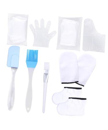 Accessoire de Soin des Mains et Pieds Taille Unique Hydratant et Exfoliant Spa la Paraffine pour Utilisation Domestique Blanc Coton Couleur Al atoire