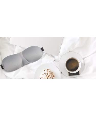 SkyLats 3D Fashion Dream Sleep Eye Mask with Soft Earplugs - Premium Memory Foam Light Blocking Blindfold for Travel, Nap, Yoga - Brown - Buy Online on GoSupps.com