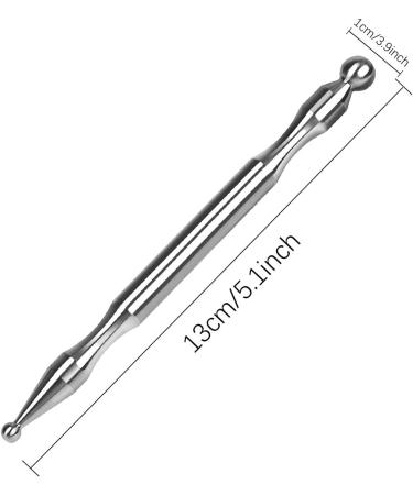 Stainless Steel Massage Pen | Manual Nerve Stimulator & Pressure Point Tool | Handheld Massager for Beginners - Buy Online on GoSupps.com