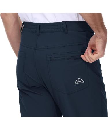 Gopune Men's Stretch Golf Pants Navy 40 | Outdoor Work Casual Pant with Pockets - Buy Online on GoSupps.com