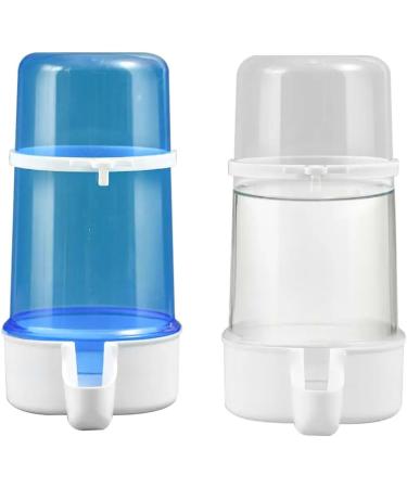 2pcs Plastic Bird Feeder Parrot Water Feeders Parrot Water Dispenser Pet Bird Plastic Water Clip for Bird Cage Accessories Large Capacity Design - Buy Online on GoSupps.com