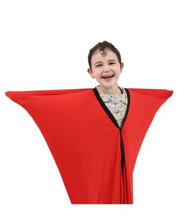 ZYUBOESO Sensory Body Sock for Kids Full Body Wrap Stretchy Body Sox to Relieve Stress for Children with Autism Anxiety ADHD ADD (Color : Red Size : M/Medium) M/Medium Red